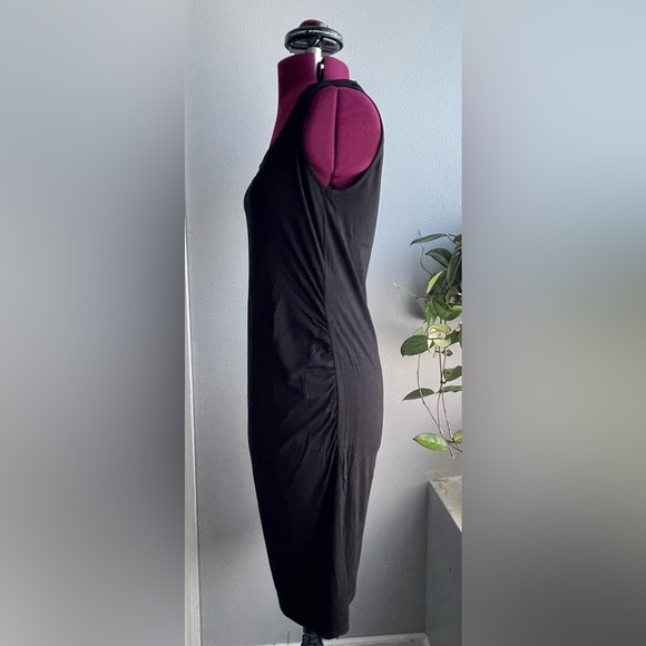 Boutique Black Summer Slinky Dress Women’s Sz L NWOT - Picture 6 of 10